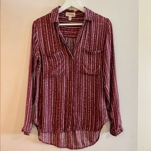 Cloth & Stone Button-Up Blouse